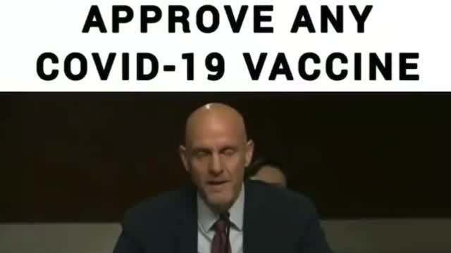 FDA will not approved any COVID19 vaccines.....