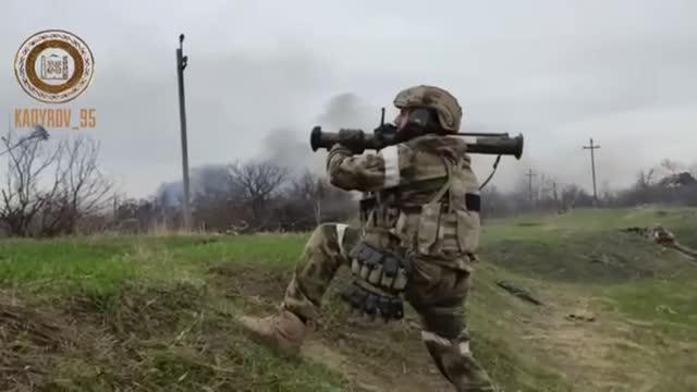 Live attack of Chechen fighter#ukrain war#live war footage #russian army