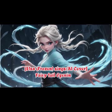 [Elsa (Frozen) sings/AI Cover] Fairy tail Opening 11 | +Plus - Hajimari no Sora (はじまりの空)
