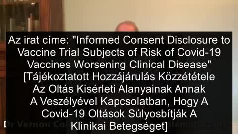 Dr. Vernon Coleman: A Covid-19 oltások kipusztíthatják az egész emberiséget