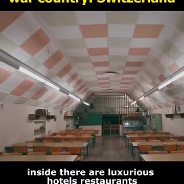 The world's least afraid of war country - Switzerland.