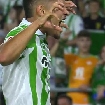 Vitor Roque’s raw emotions after scoring first goal for Betis caught on camera