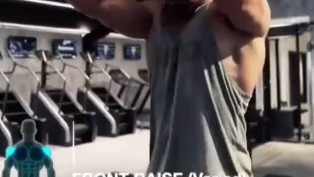 Ryan Terry's shoulder training