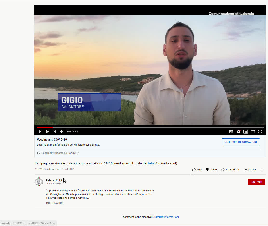 La falsa propaganda sui vaccini di youtube - Video 52