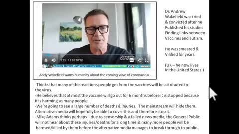 Honest Experts Are Trying to Warn You! Vaccines, Lockdowns, Masks & More