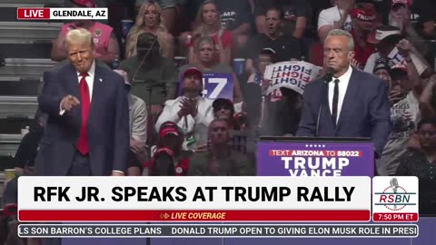 RFK Jr. speaks for the first time in front of a VERY EXCITED MAGA Crowd!