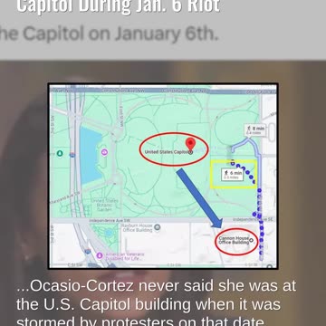 Fact Check: Alexandria Ocasio-Cortez Did NOT Claim To Be At US Capitol During Jan. 6 Riot
