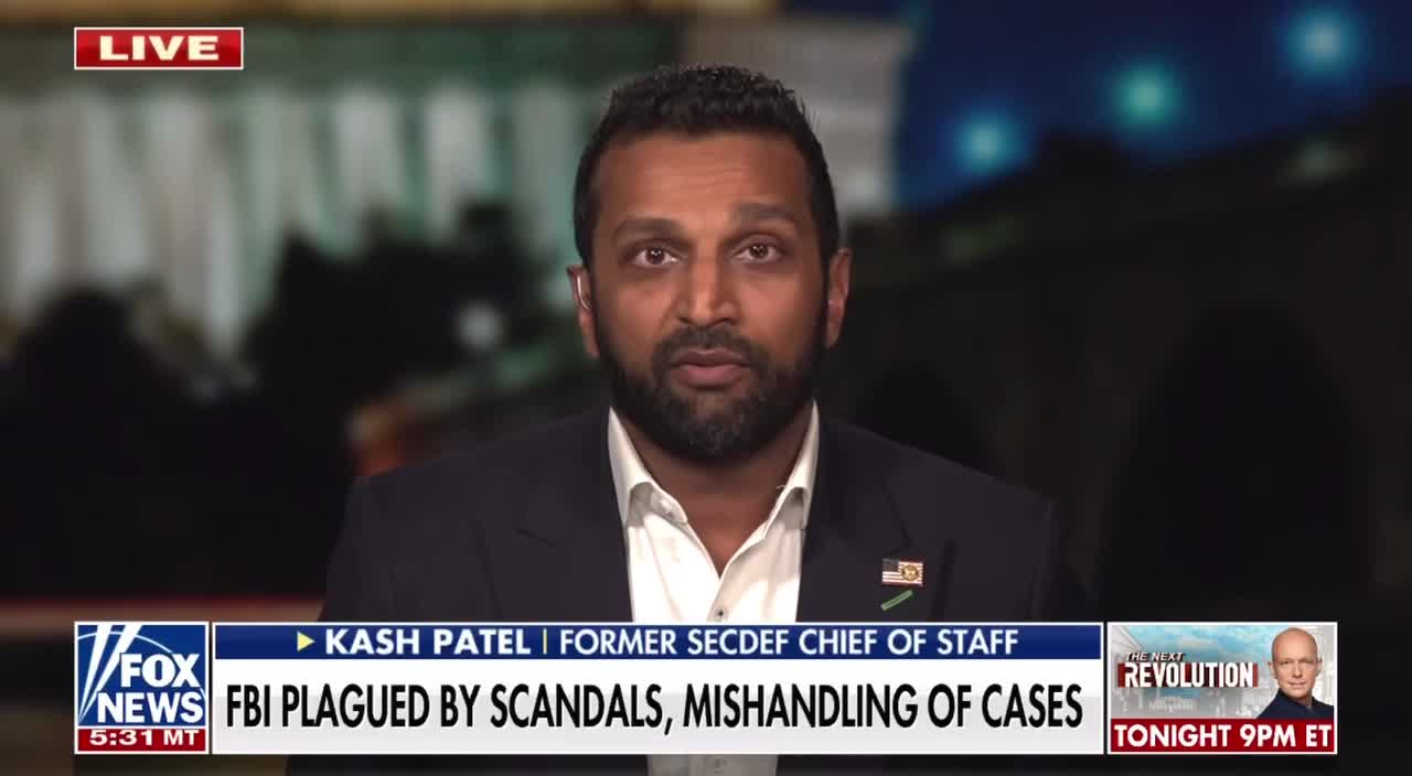 Kash Patel EXPOSES how FBI is acting with bias