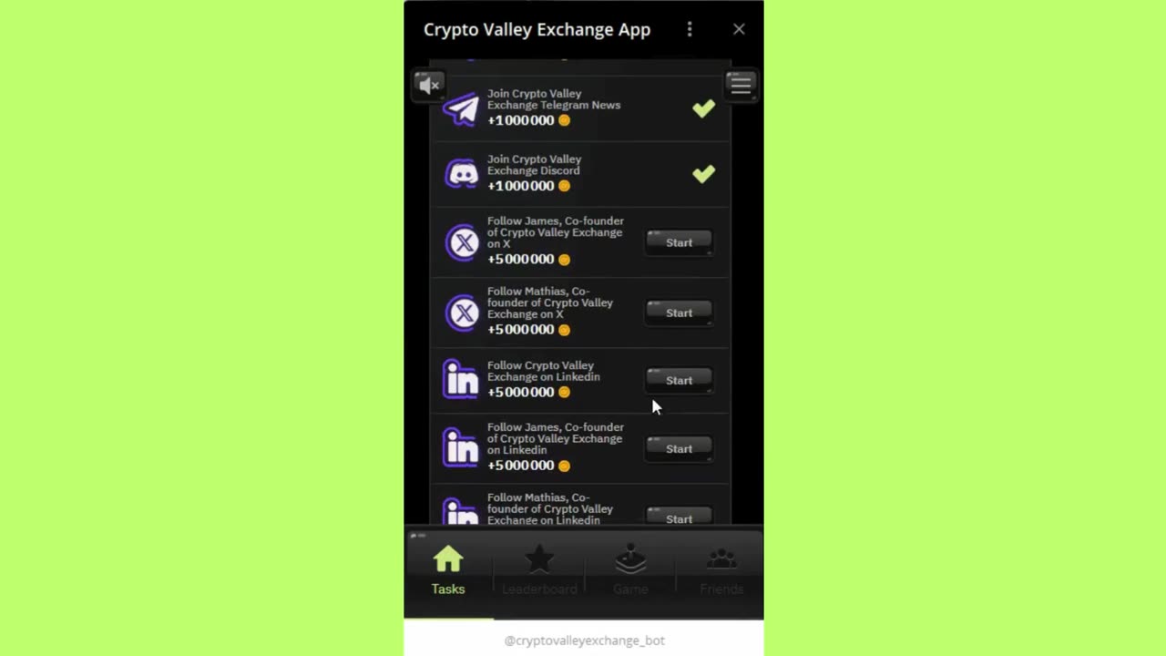 BIG MININGMINI APP BOT TELEGRAM CRYPTO VALLEY EXCHANGE