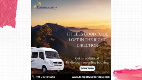 Book Tempo traveller in Delhi