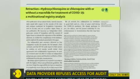 HCQ Hydroxychloroquine The Lancet retraction