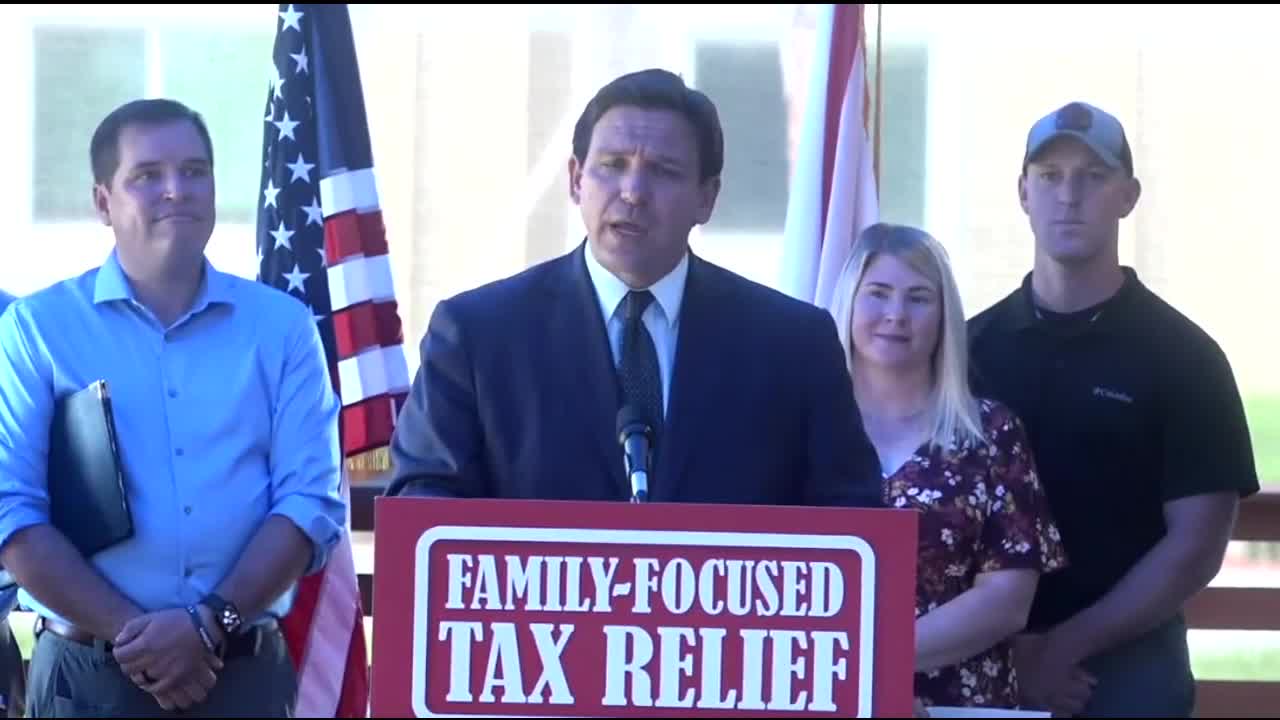 WATCH: Gov. DeSantis after Rep. Jeffries compared him to a human trafficker: