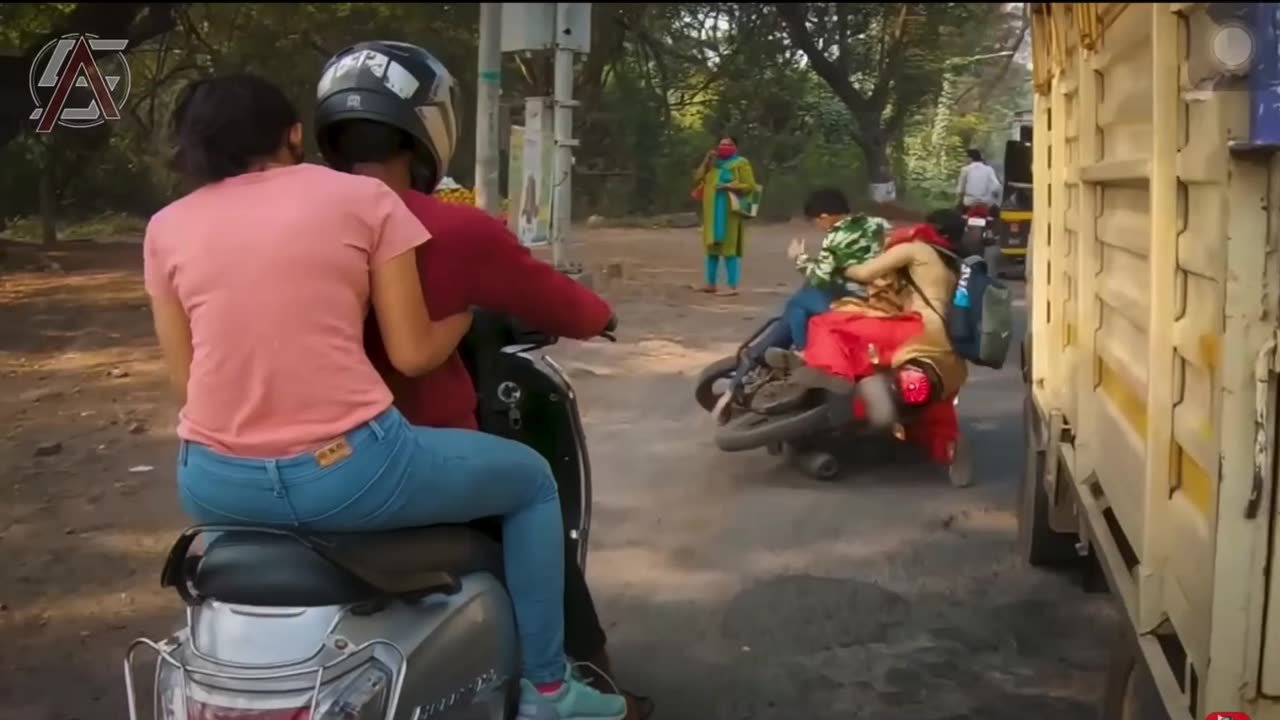 Bike crashes India Compilation #india