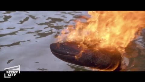 Anaconda :final snake fight scene