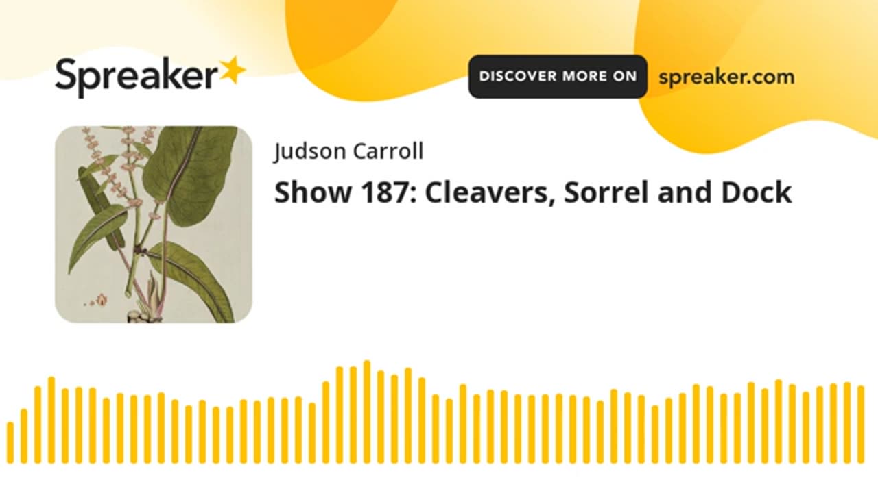 Show 187: Cleavers, Sorrel and Dock