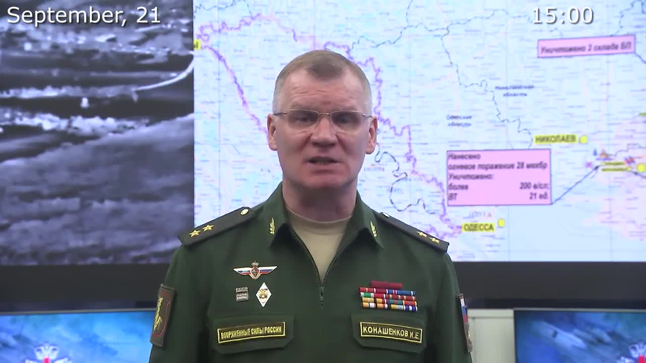 21.09.22⚡️ Russian Defence Ministry report on the deNAZIFICATION progress in Ukraine