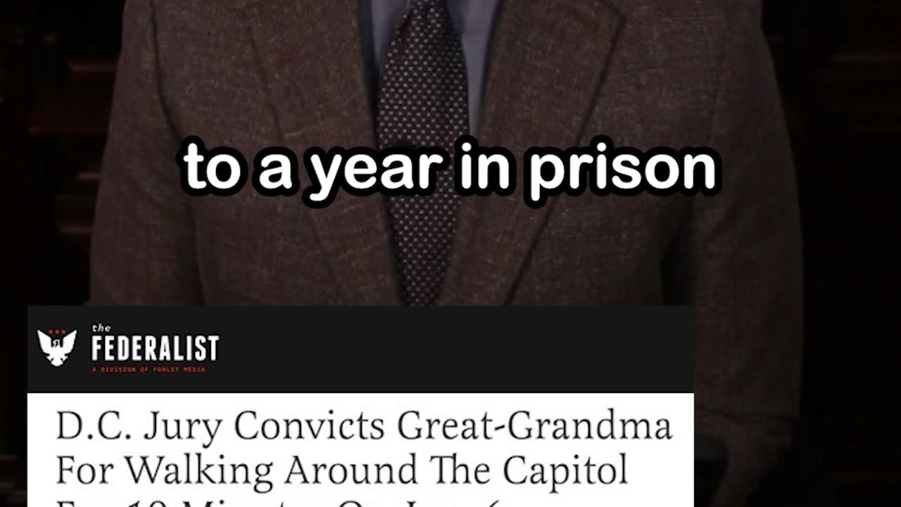 DC Jury Convicts 71 Yr Old Grandma for Walking Around Capitol for 10 Minutes On Jan. 6