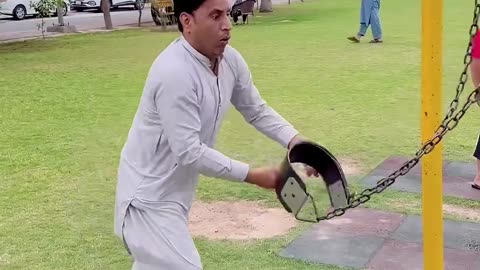 Swing Surprise_ Mujhe Jhula dena with Sana Butt Official Comedy Fun!.mp4