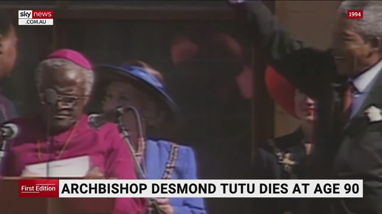 Archbishop Desmond Tutu dies aged 90