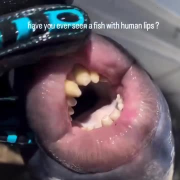 Have you ever seen a fish with a human mouth