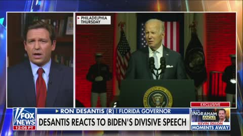 One of Most Disgusting Speeches Ever Given By a President - DeSantis Annihilates Biden