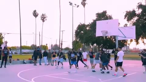 It's nice to play basketball to your heart's content