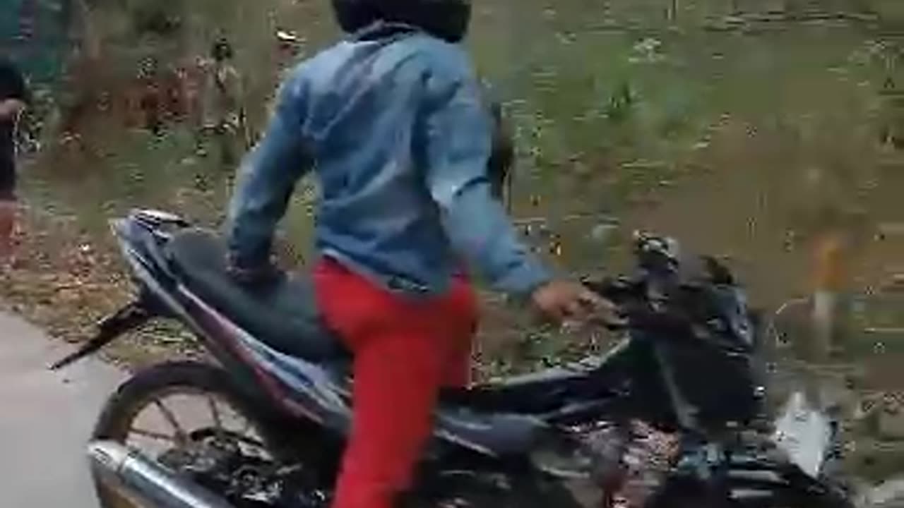 accident on the Indonesian Sumatra highway