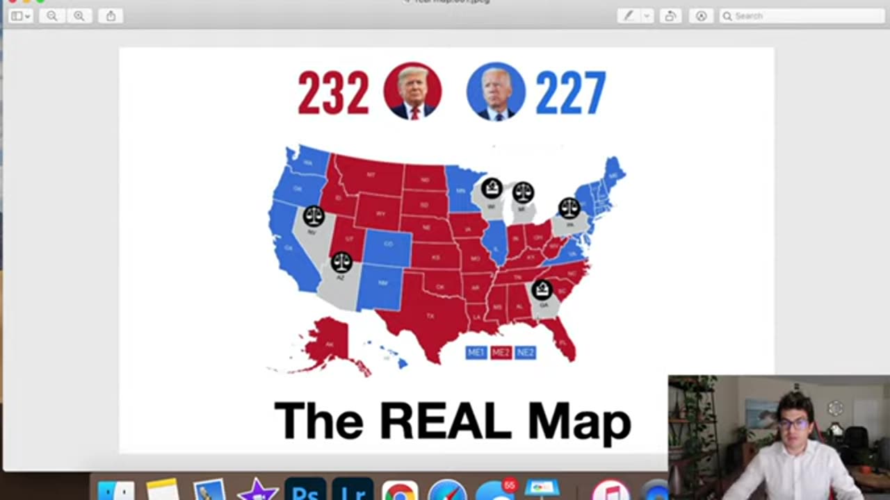 NOV 2020 New Map Shows Trump Winning 2020 Election!