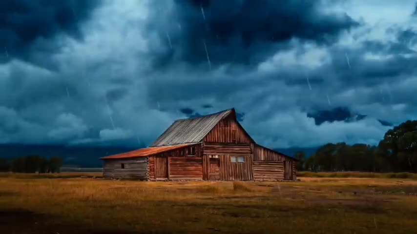 Thunderstorm Rain Sounds, Soothing Thunderstorm Rain for Relaxation