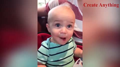 funny baby try not to laugh 2021