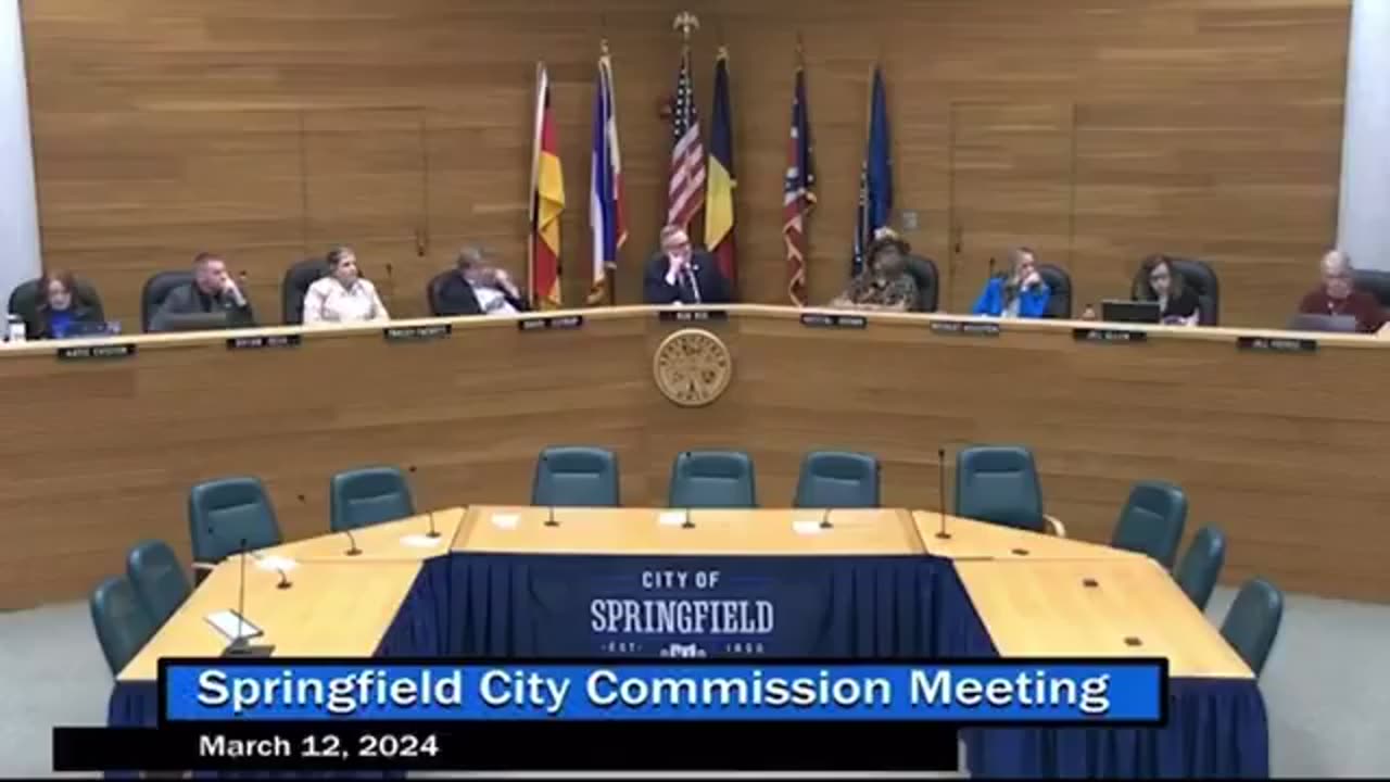 Springfield City Manager acknowledging on video heard of complaints of domestic animals being eaten