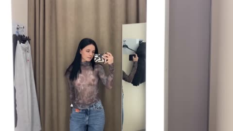 [4K] Exploring Transparent Clothes with Karina | See-through Try on Haul 2024