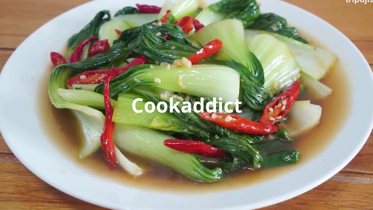 HOW TO COOK STIR-FRIED POKCOY WITH OYSTER SAUCE IS SIMPLE AND DELICIOUS