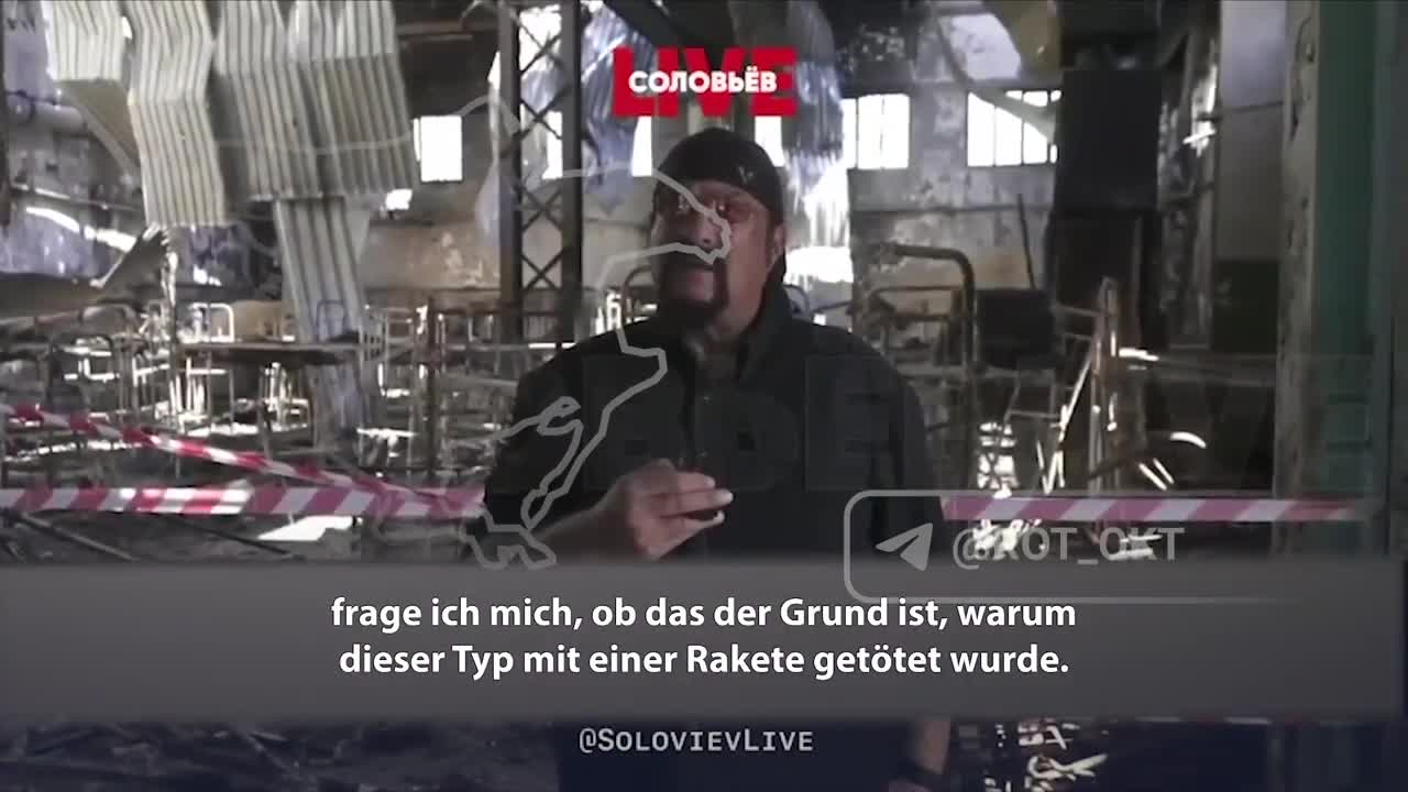 STEVEN SEAGAL: "SELENSKIJ WAR IN VERBRECHEN GEGEN DIE MENSCHLICHKEIT VERWICKELT