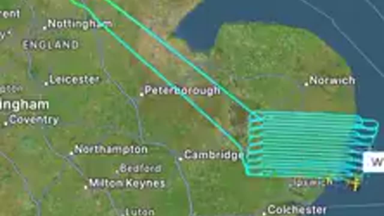 interesting flight path