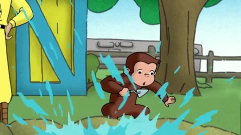 Kids learning animations monkey cartoon