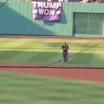 Fenway Park "Trump Won" Banner Leaves Lefties in Fits