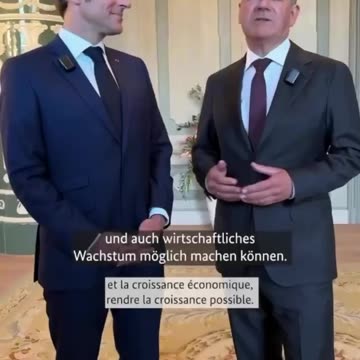 Scholz und Macron in Deutschland Mai 24
