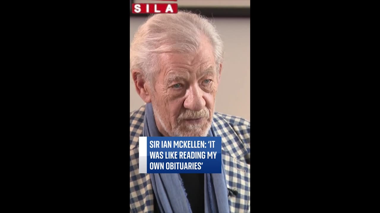 ‘It was like I was reading my own obituaries’: Sir Ian McKellen comments on fall from stage