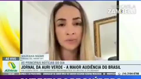 Esposa do Coronel Naime fala sobre o estado de saúde grave do preso politíco.