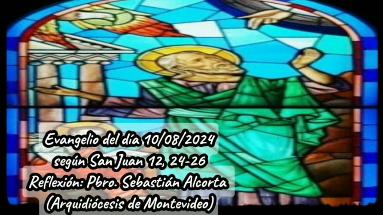 Evangelio del día 10/08/2024 según San Juan 12, 24-26 - Pbro. Sebastián Alcorta