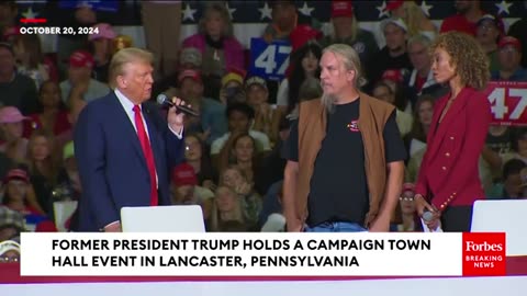 BREAKING NEWS: Trump Takes Questions From Voters At Town Hall Event In Lancaster, Pennsylvania