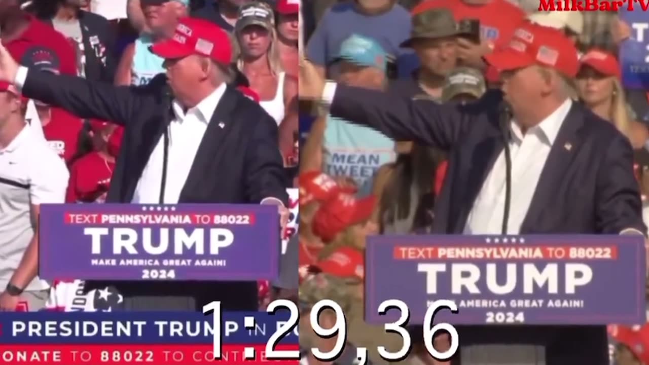 Watch In Real Time Assassination Attempt on Trump from Different Angles