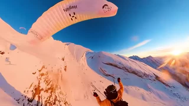 Amazing view from parachute