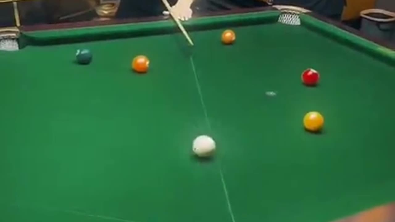 Funny 8ball pool shot😂
