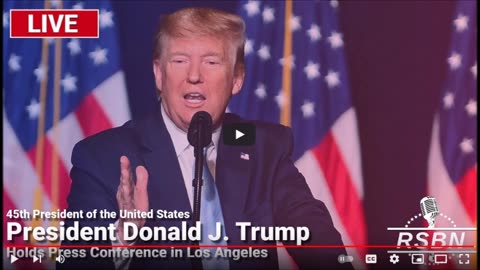 LIVE: President Trump Holds Press Conference in Los Angeles - 9/13/24