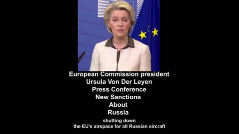 European Commission New Sanction About Russia