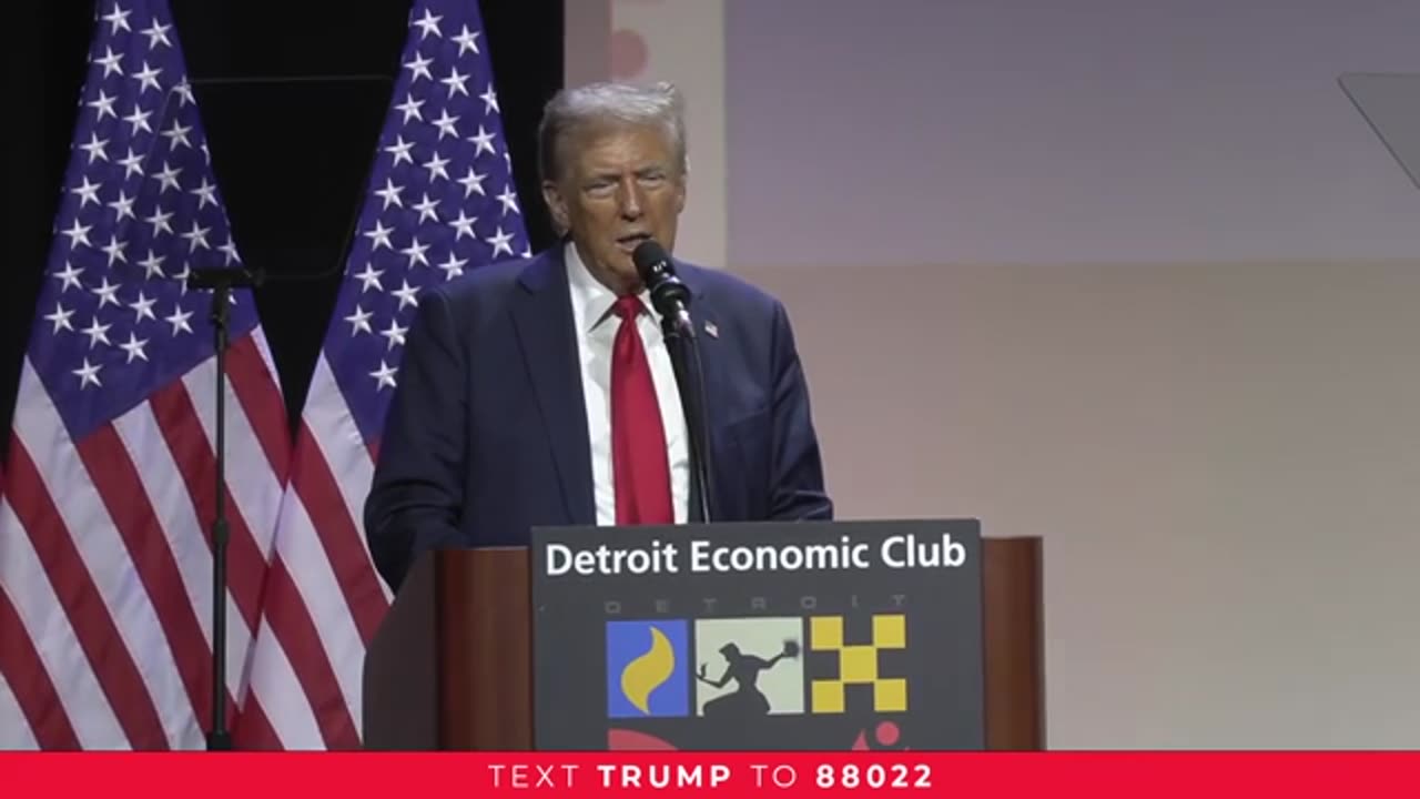 Donald Trump Statement Detroit Economic Club 10/10/24