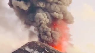 Guatemalan Volcano Spurts Lava Skyward