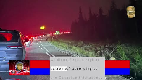 Famed national park evacuated in Canada as fires threaten the area